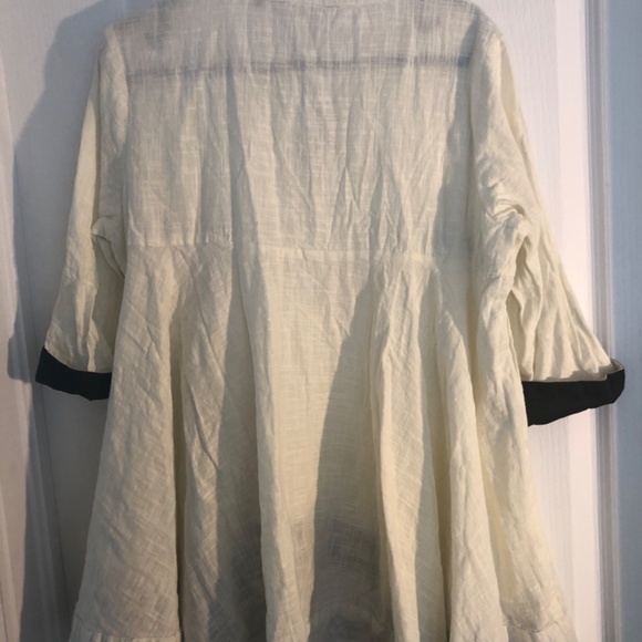 Bohemian coastal Vibe Sanglian Cotton Coastal L Tunic - Picture 4 of 5